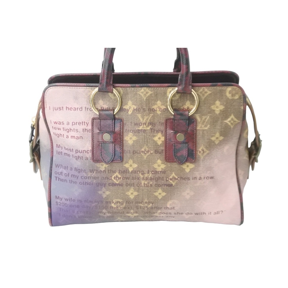 Louis Vuitton Richard Jokes Graduate Violet Prince Monogram Handbag
